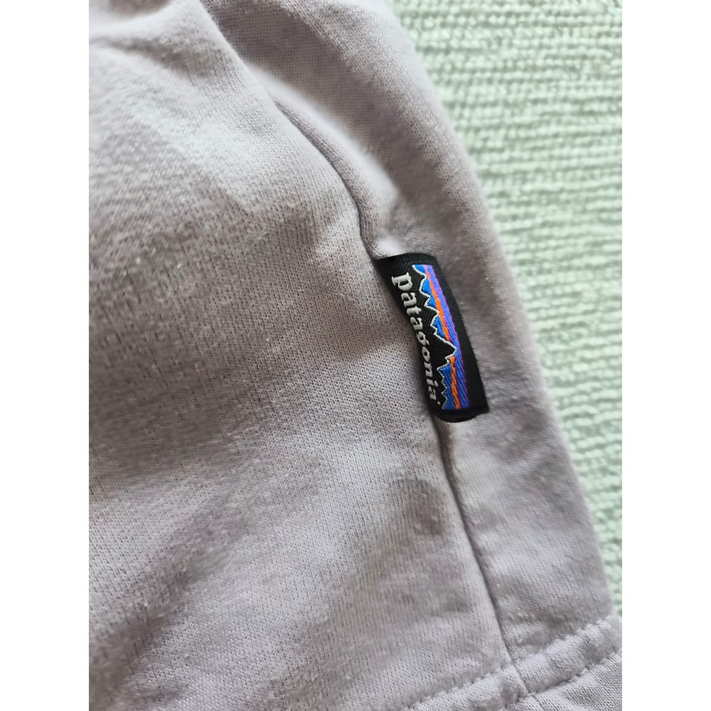 Patagonia Worn Wear Ahnya Pullover Hoodie Women Medium Light Purple Fleece Lined - Picture 4 of 11